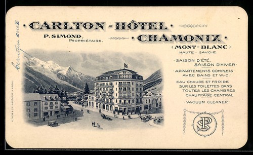 Cpa chamonix mont blanc - cpa,