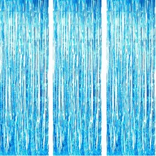 Lot de 3 rideaux métalliques