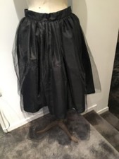 JUPE en TULLE doublé NOIR T 36