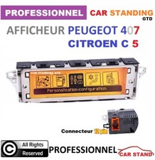 Ecran afficheur multifonction 407 Peugeot,  Citroen c4 c5 607 807 ds3