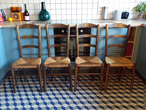 Suite chaise paille - suite,