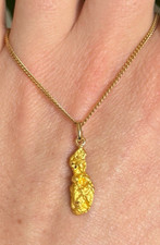 Pendentif Pépite d'or