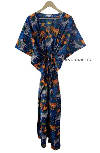 Robe caftan hippie - , imprimé