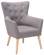 Fauteuil en Tissu Gris