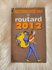 PLAQUE ÉMAILLÉE RESTAURANT GUIDE DU ROUTARD 2012