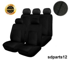 Housses de Siège Noir Jeu Complet Couvre-Siège Qualité Pour Citroen C2 C3 C4 C5