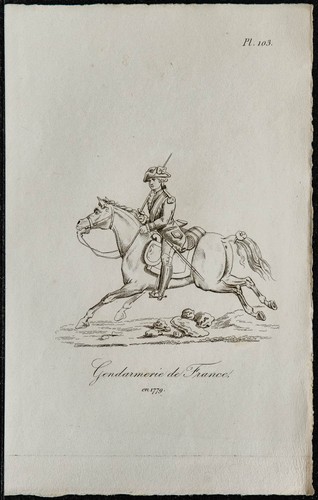 1831 gendarmerie de france - gendarmerie,