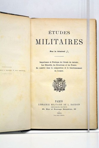 Livre ancien etudes - ancien,
