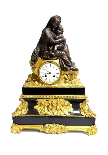 Belle pendule bronze - pendule,