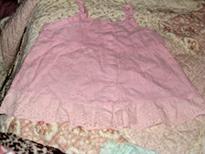 haut été léger rose coton broderie anglaise fille t 23 mois