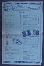 Affiche publicitaire 1933