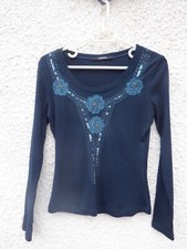 Haut femme Caroll paillettes T 40