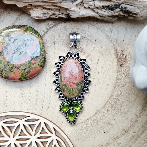 Pendentif bohème chic - , argent