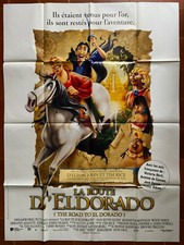 Affiche LA ROUTE D'ELDORADO dessin animé cheval enfant   120x160cm