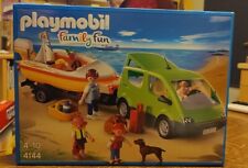 Playmobil Family Fun Monospace et Remorque Bateau 4 Personnages Boîte Neuve 4144