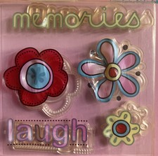 clear stamps tampon transparent Fleurs Et Mots