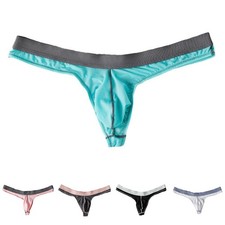 String homme respirant soie