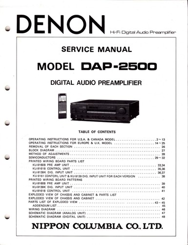 Original denon dap 2500 - original,