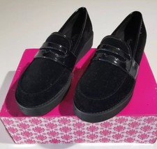 wanted black shoes velour size