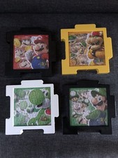 Lot 4 Mini Puzzle 100 Pièces Mario Luigi Bowser Yoshi Avec Cadres 
