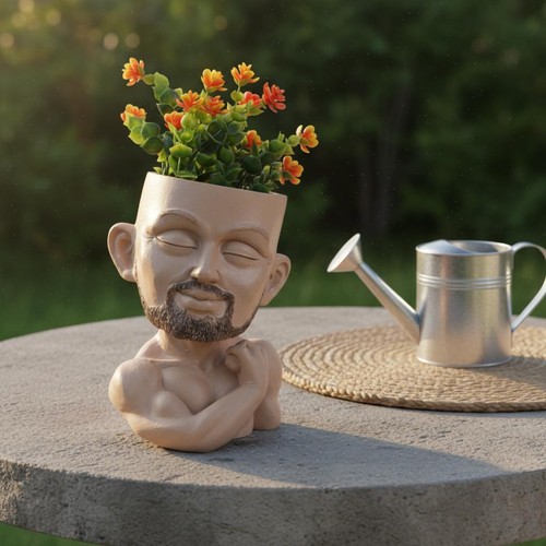 Pot fleurs forme de - en,