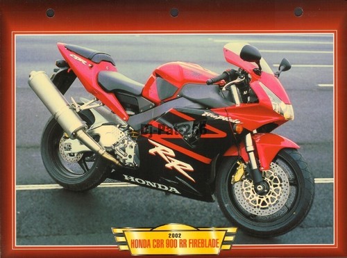 Fiche moto honda cbr - honda, rr
