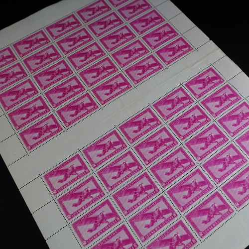 Feuille timbres - feuille, de