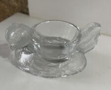 Coquetier ancien en verre