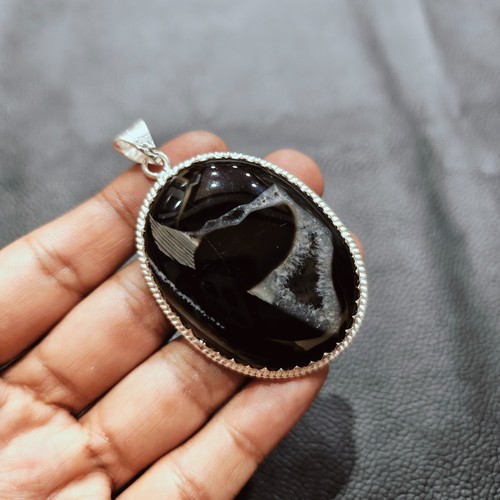 Joli pendentif agate pierre - en,