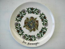 * ASSIETTE A FROMAGE EN GIEN LES FROMAGES 19 cm  Ø