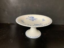 Ancien COMPOTIER SERVITEUR GATEAUX Faïence Sarreguemines U & C Modele FLORE