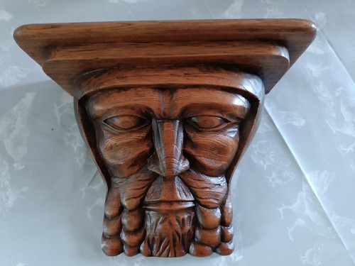 Console sculptée chêne - sculptée,