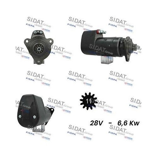 Démarreur sidat s24bh0042a2 - sidat,