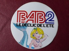 AUTOCOLLANT BAB2 CENTRE COMMERCIAL BAYONNE ANGLET BIARRITZ SIRENE SEINS NUS NUDE