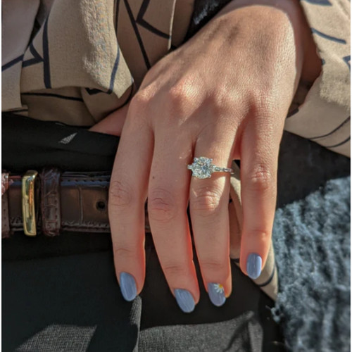 Bague diamant fiançailles