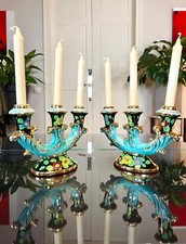 Bougeoirs en Faïence Monaco -