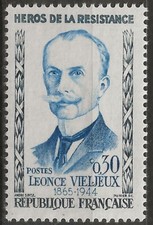N° 1251**  SERIE HEROS DE LA RESISTANCE - LEONCE VIELJEUX