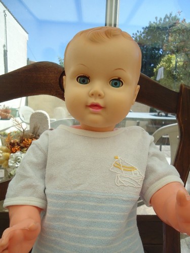 Ancienne poupee baigneur ratti - poupee,