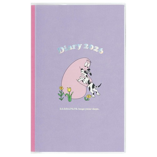 Agenda slim mensuel barbapapa - mensuel,
