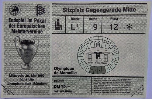Billet match football - billet, de