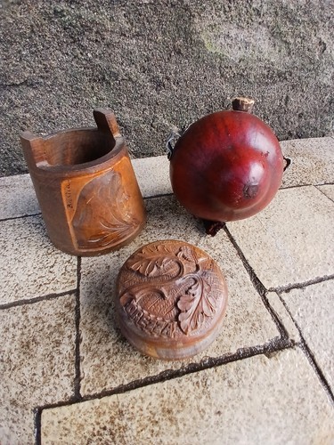 Lot antiquites corse bois - antiquites,