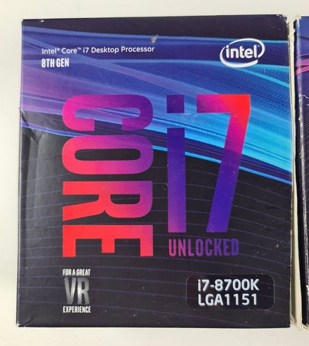 Processeur intel core - core, i7-8700k