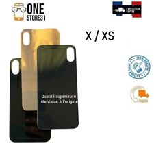 Vitre arrière qualité prémium pour  iPhone X / XS Big Hole  trou large Logo