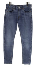 LEVI'S 519 Hi-Ball Jeans Homme W32 Skinny Fit Whiskers Décoloré