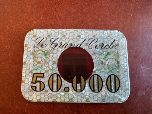 Rarissime plaque casino 50 - rarissime,