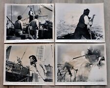 MOBY DICK  (1956/1975)  Gregory Peck   4 photos argentiques 20x25cm