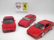 1/18 Pour Pièces /Réparation Lot de 3 FERRARI F355 Berlinetta + Spyder UT et HW