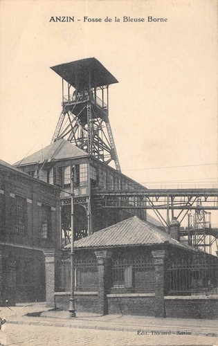 Cpa anzin fosse de la - fosse,