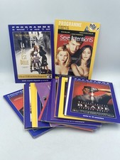 PATHE LYON République Gros Lot Programmes Anciens 98/99 Format Carte Postale