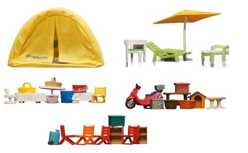 Playmobil camping tente - , jardin